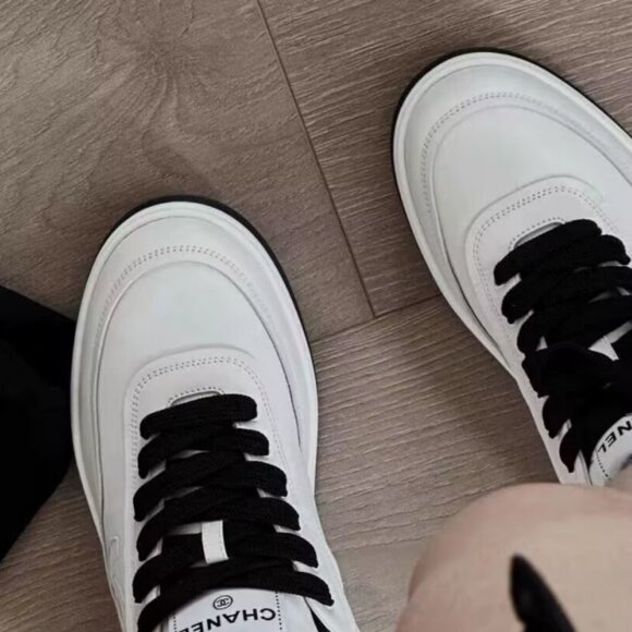 CHANEL (Chanel) 24P Leather Comfortable and Versatile Low-top Women's Flat Shoes - Picture 3 of 4